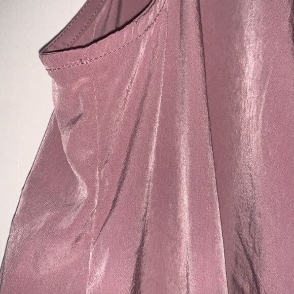 Gap Womens Pink V-Neck Sleeveless Tie Front Blouse L - Picture 5 of 7